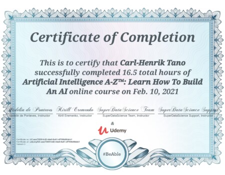 Artificial Intelligence A-Z™: Learn How To Build An AI